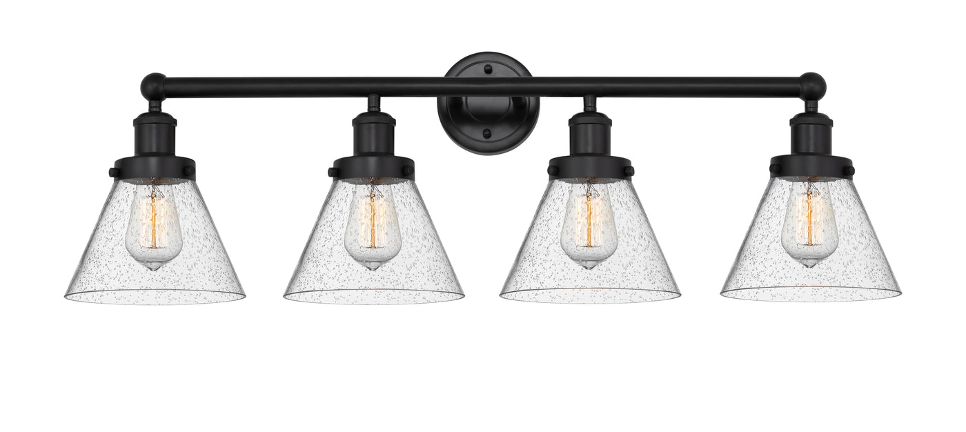 Edison Bath Vanity Light Cast Brass 32 Inch