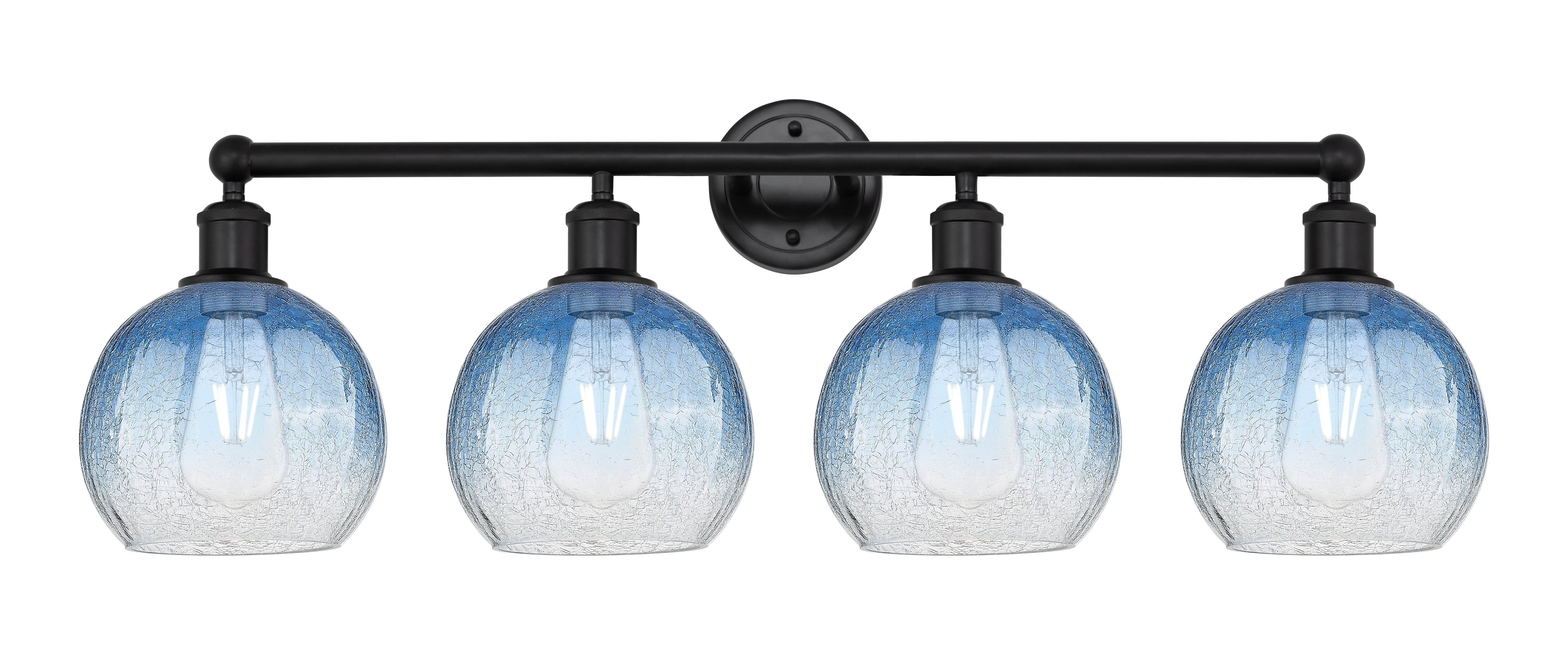 Edison Bath Vanity Light Cast Brass 33 Inch