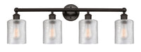 Edison Bath Vanity Light Cast Brass 33 Inch