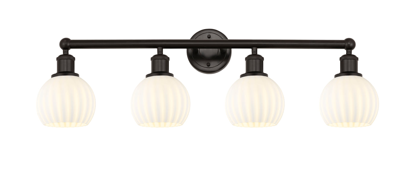 Edison Bath Vanity Light Cast Brass 35 Inches