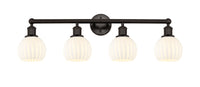 Edison Bath Vanity Light Cast Brass 35 Inches