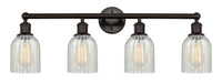Edison Bath Vanity Light Glass Steel