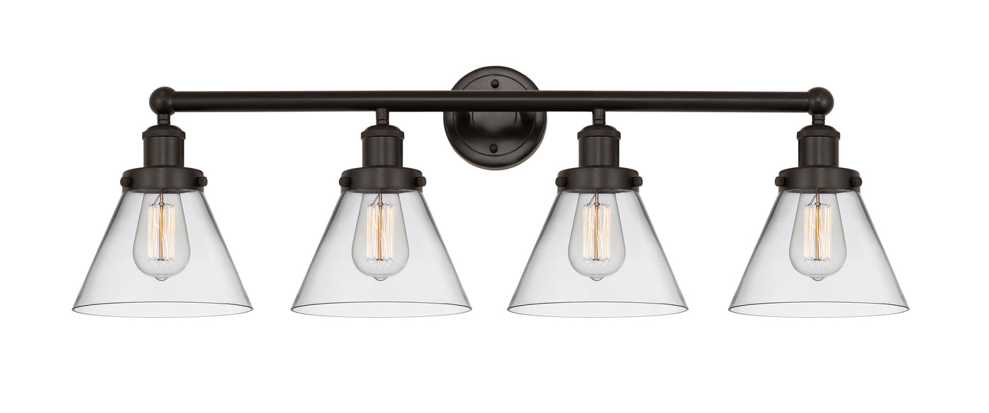 Edison Bath Vanity Light Cast Brass 32 Inch