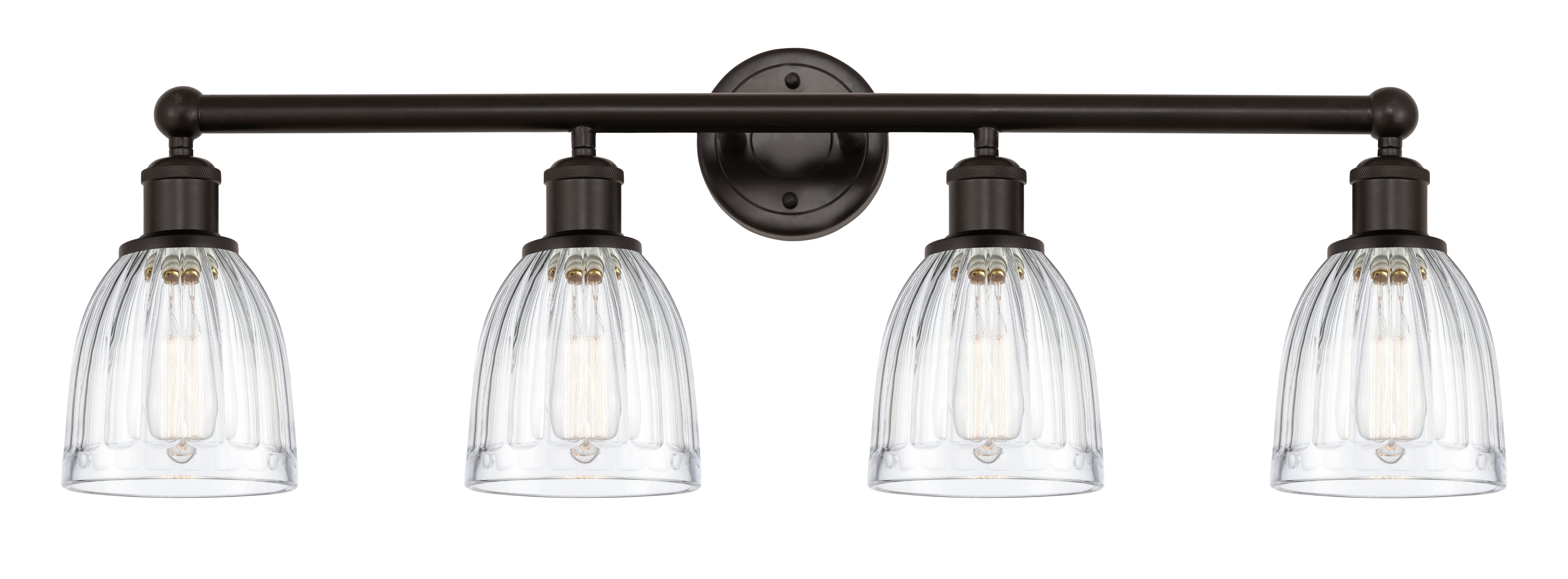 Edison Bath Vanity Light Cast Brass 35 Inch