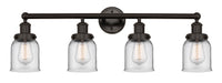 Edison Bath Vanity Light Brass 34 Inch