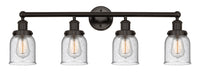 Edison Bath Vanity Light Brass 34 Inch