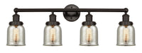 Edison Bath Vanity Light Brass 34 Inch