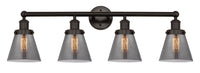 Edison Vanity Cast Brass Art Nouveau