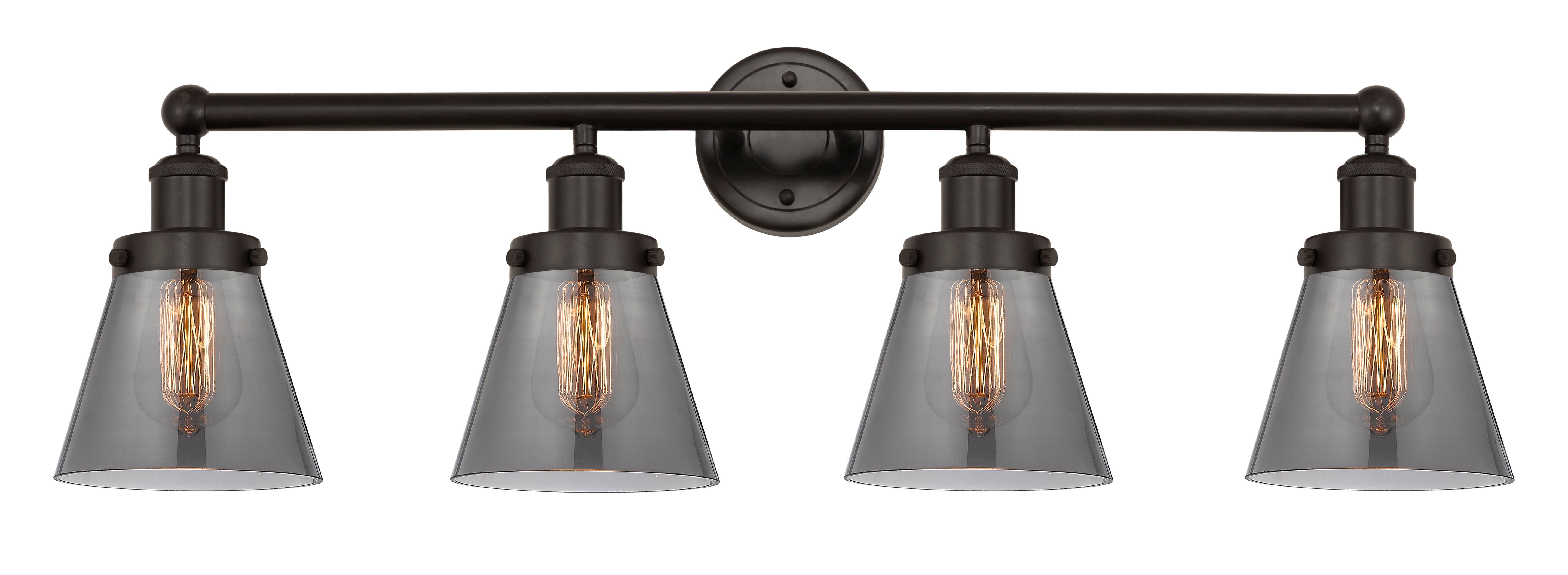 Edison Vanity Cast Brass Art Nouveau