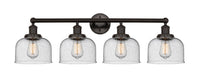 Edison Bath Vanity Light Cast Brass 34 Inch