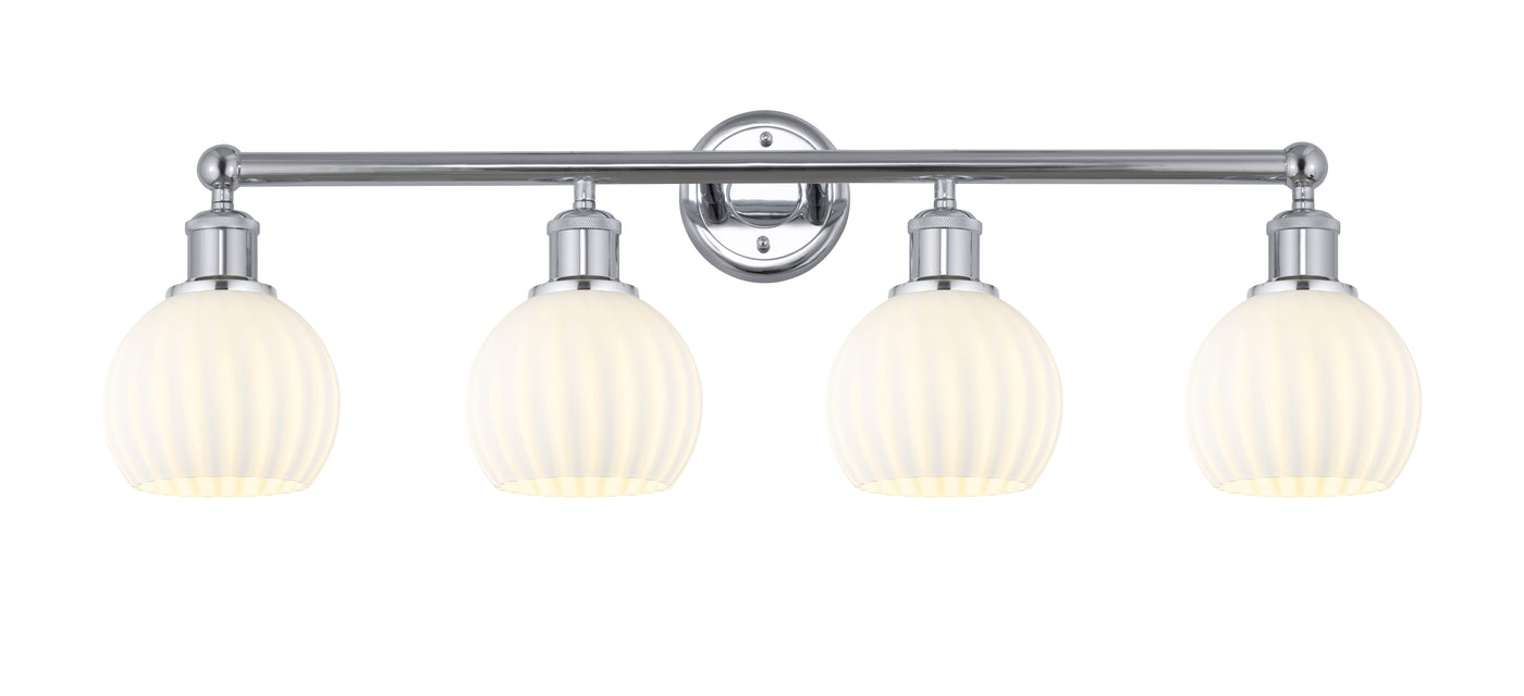 Edison Bath Vanity Light Cast Brass 35 Inches