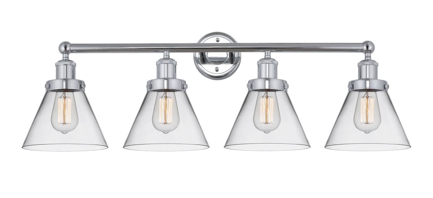 Edison Bath Vanity Light Cast Brass 32 Inch