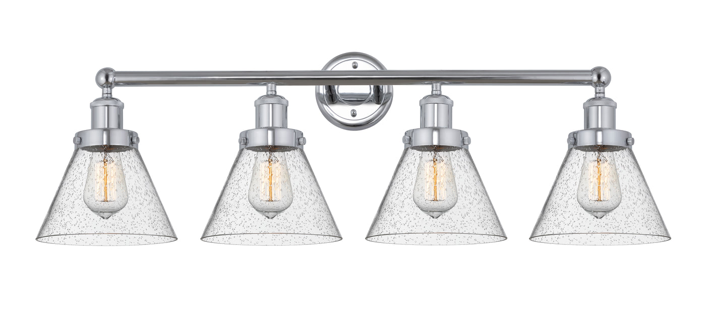 Edison Bath Vanity Light Cast Brass 32 Inch