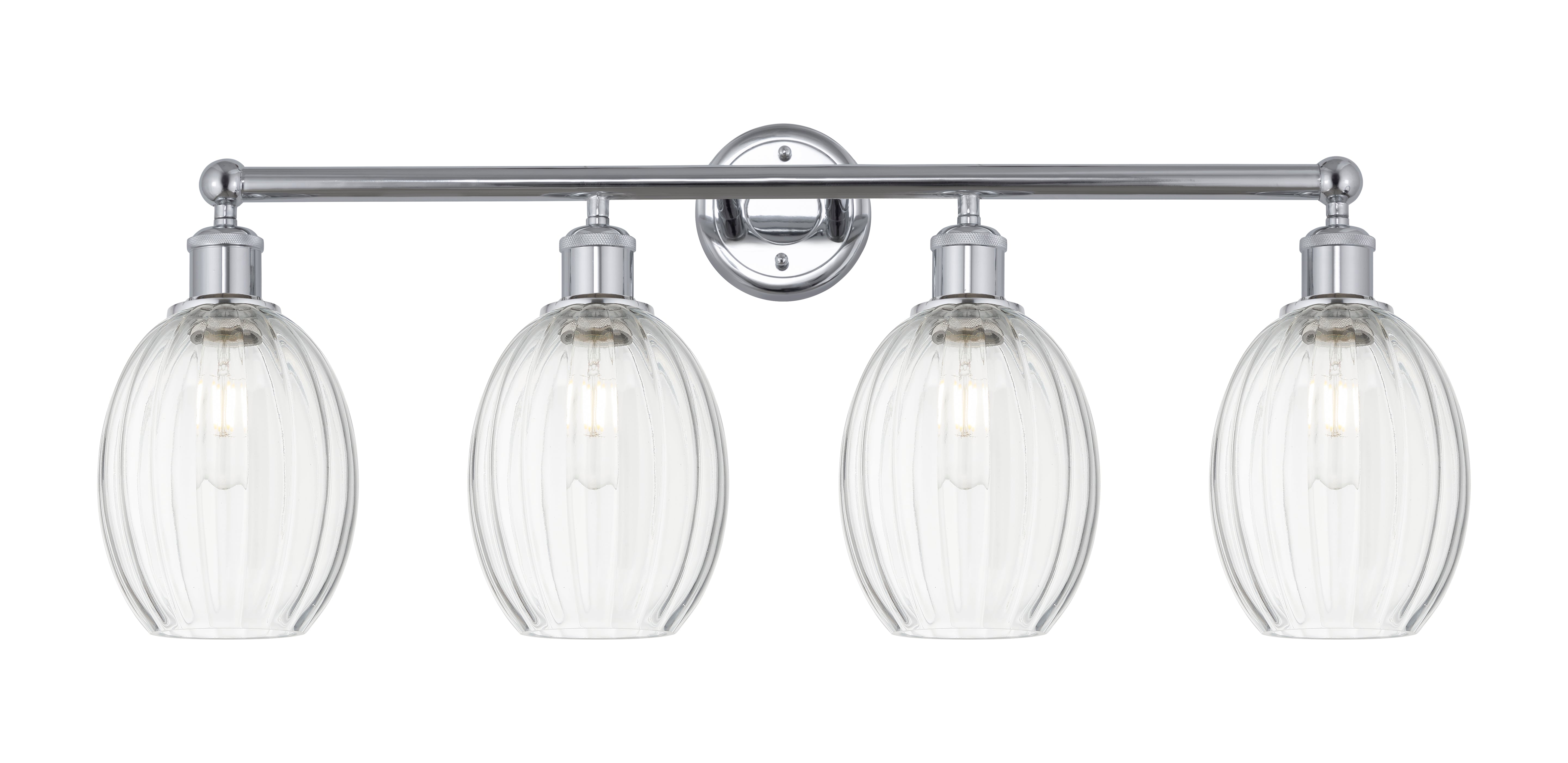 Edison Bath Vanity Light Cast Brass Glass
