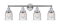 Edison Bath Vanity Light Brass 34 Inch