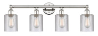 Edison Bath Vanity Light Cast Brass 33 Inch