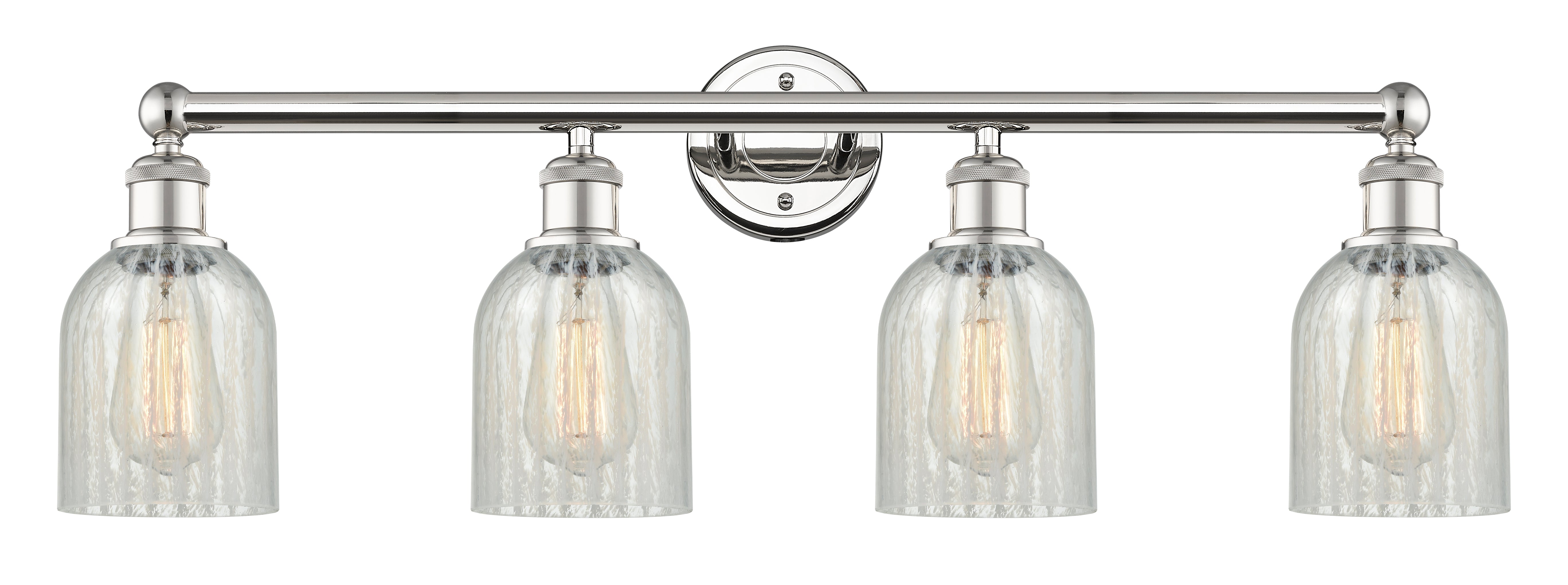 Edison Bath Vanity Light Glass Steel