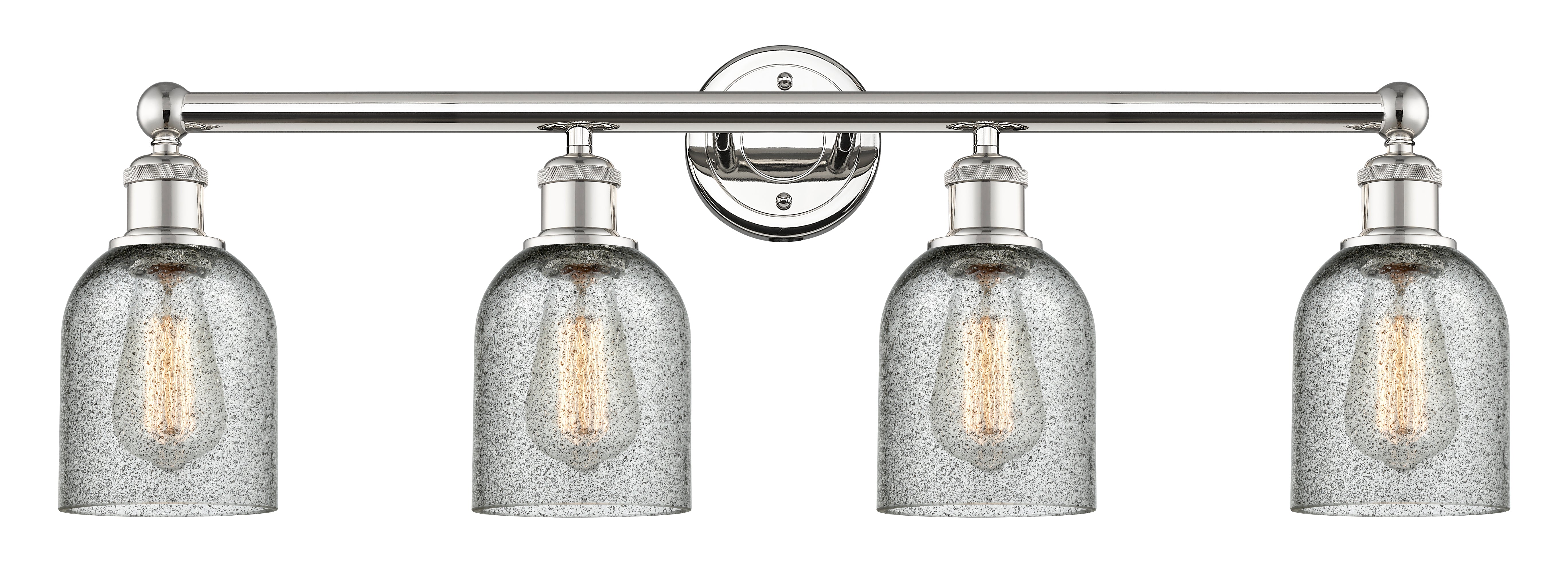 Edison Bath Vanity Light Glass Steel