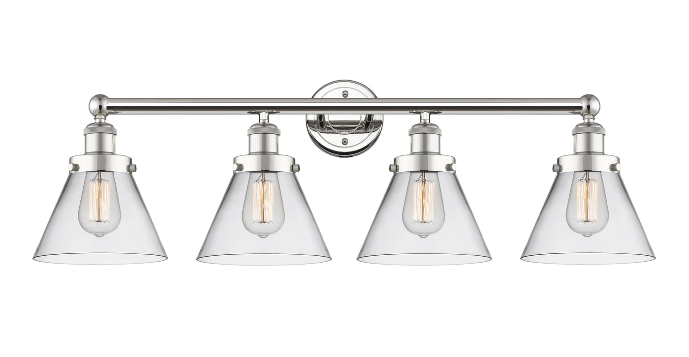 Edison Bath Vanity Light Cast Brass 32 Inch