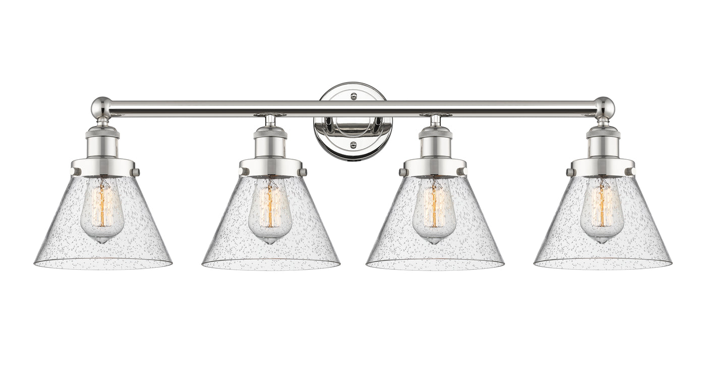 Edison Bath Vanity Light Cast Brass 32 Inch