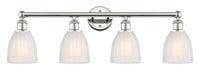 Edison Bath Vanity Light Cast Brass 35 Inch