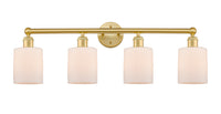 Edison Bath Vanity Light Cast Brass 33 Inch