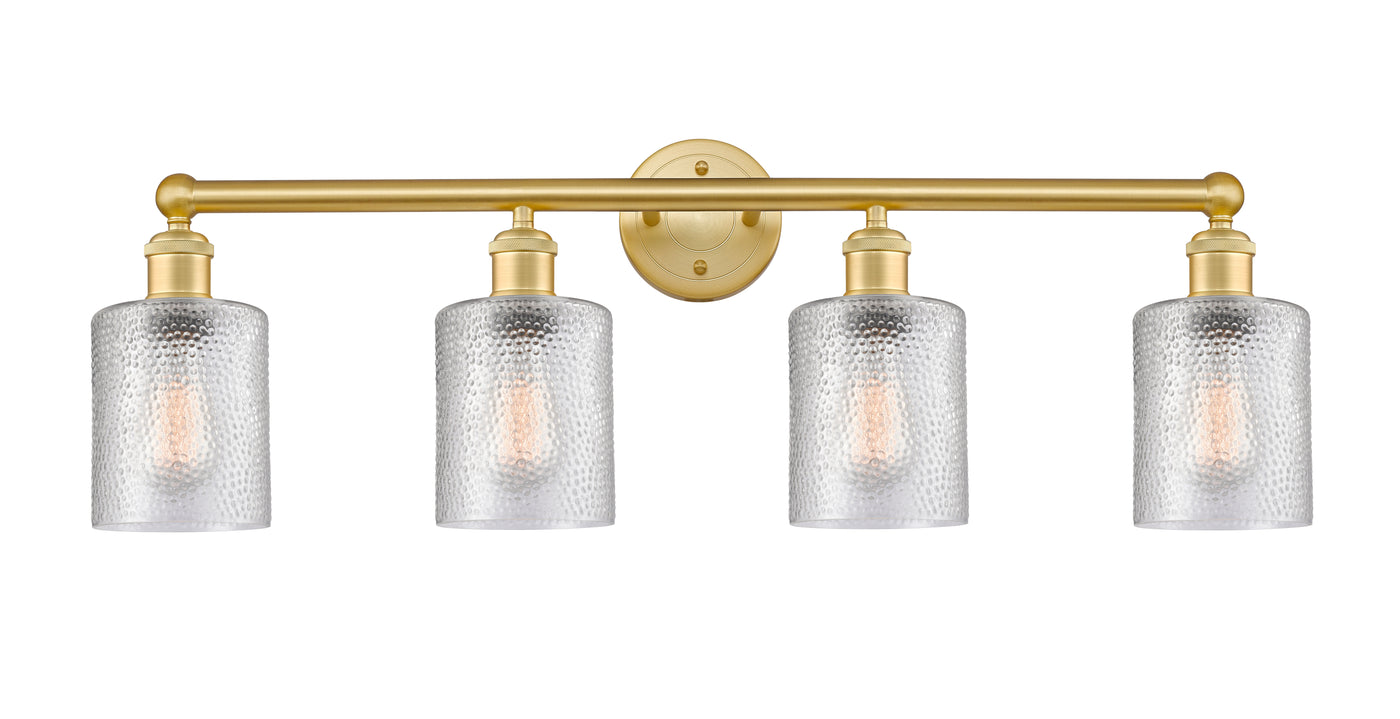Edison Bath Vanity Light Cast Brass 33 Inch