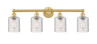 Edison Bath Vanity Light 32 Inch Brass