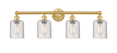 Edison Bath Vanity Light 32 Inch Brass