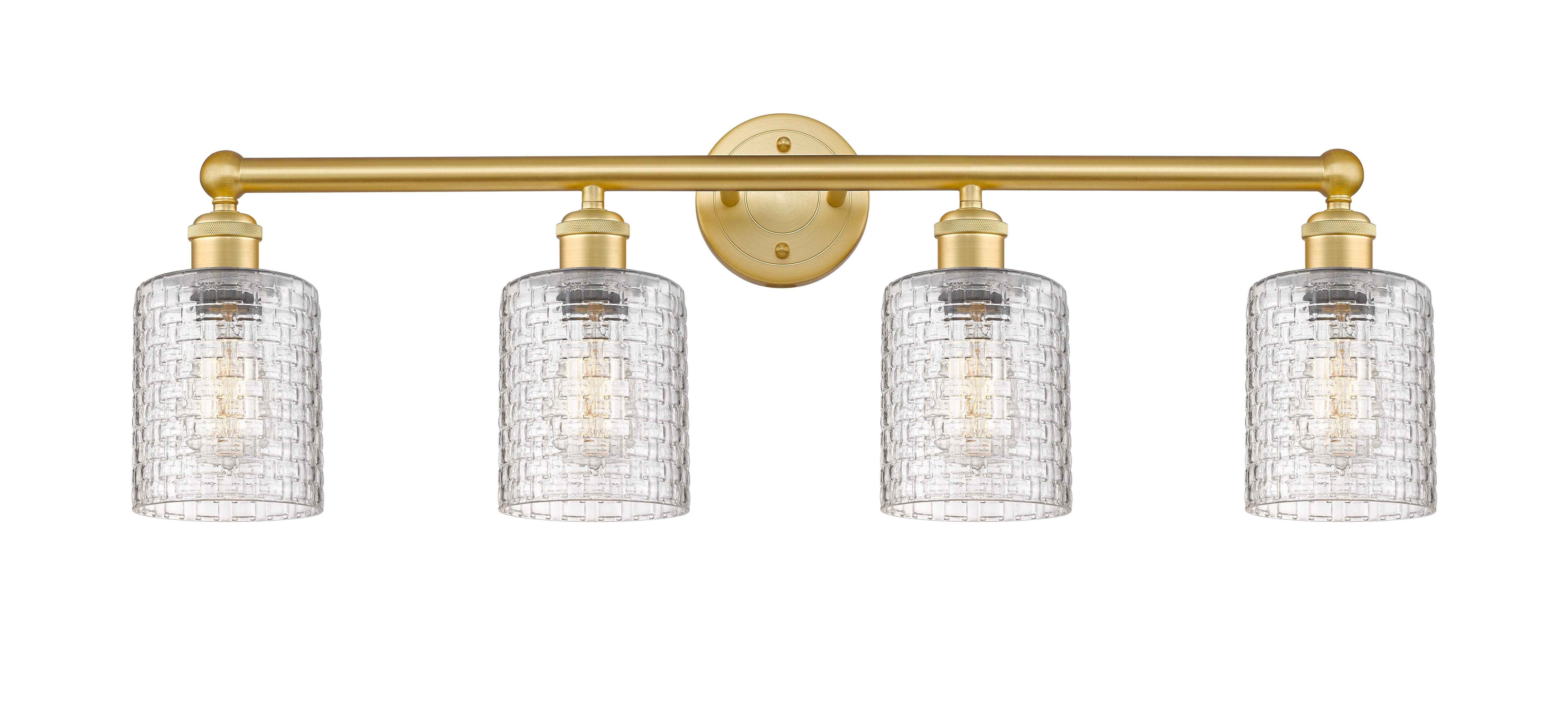 Edison Bath Vanity Light 32 Inch Brass