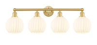 Edison Bath Vanity Light Cast Brass 33 Inch