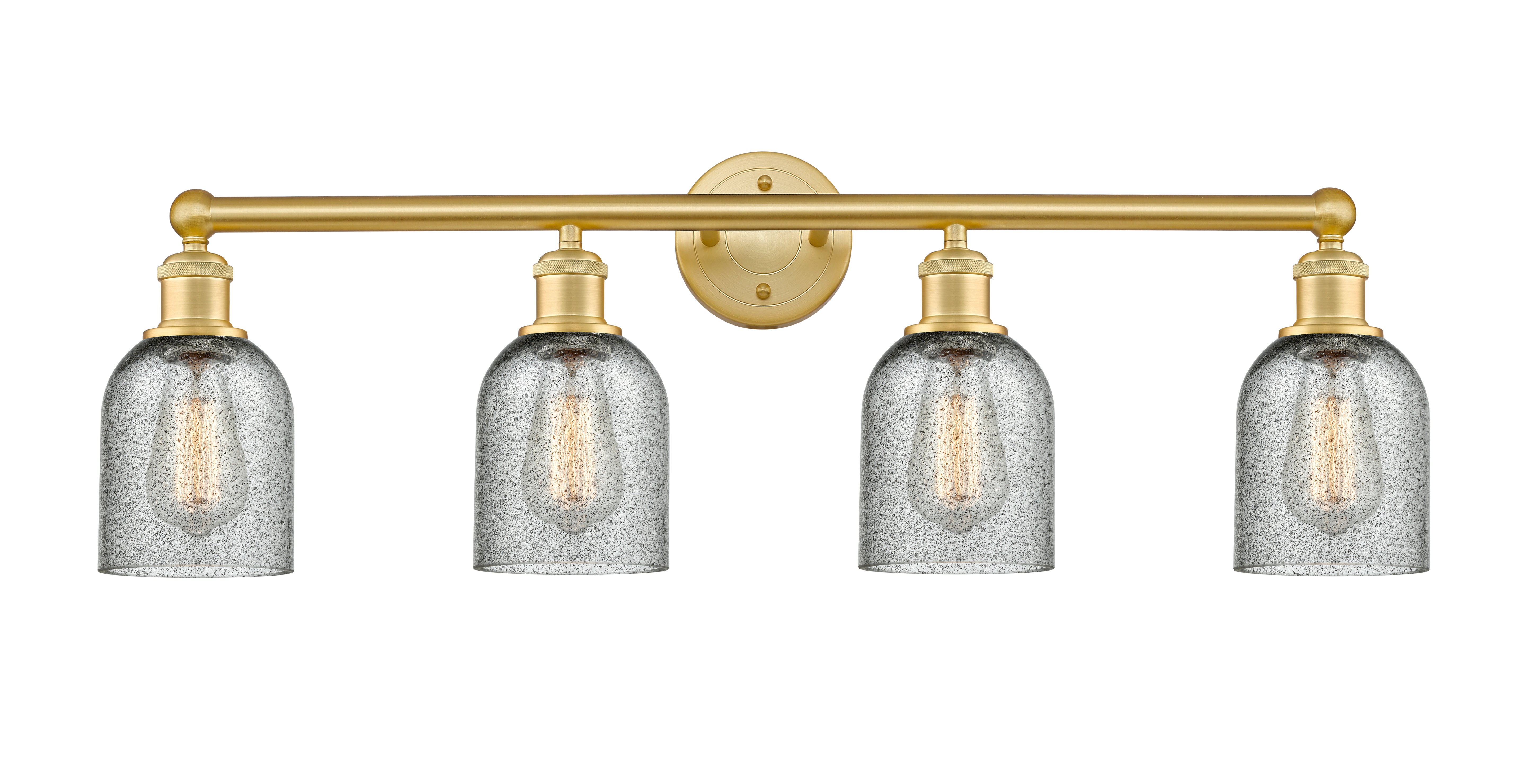 Edison Bath Vanity Light Glass Steel