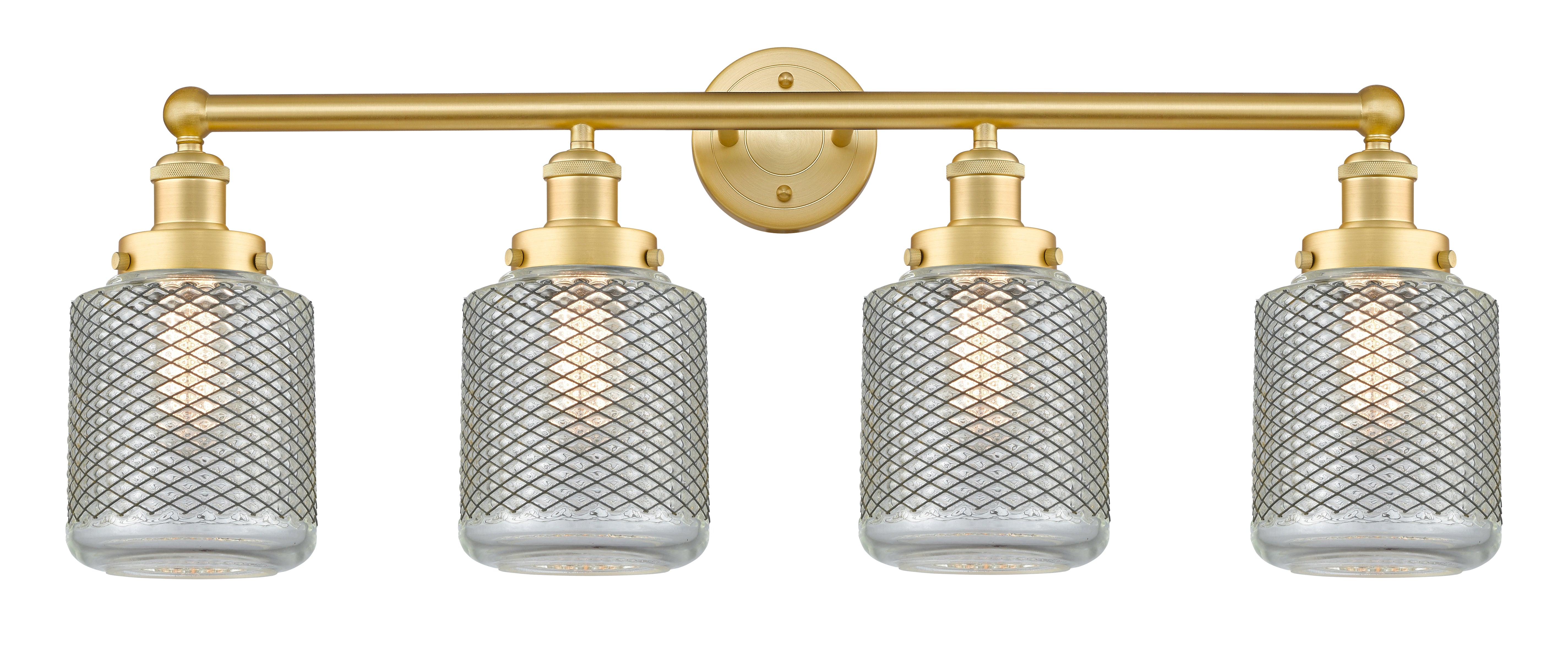 Edison Bath Vanity Light Cast Brass Finish