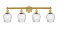 Edison Bath Vanity Light Cast Brass 33 Inch
