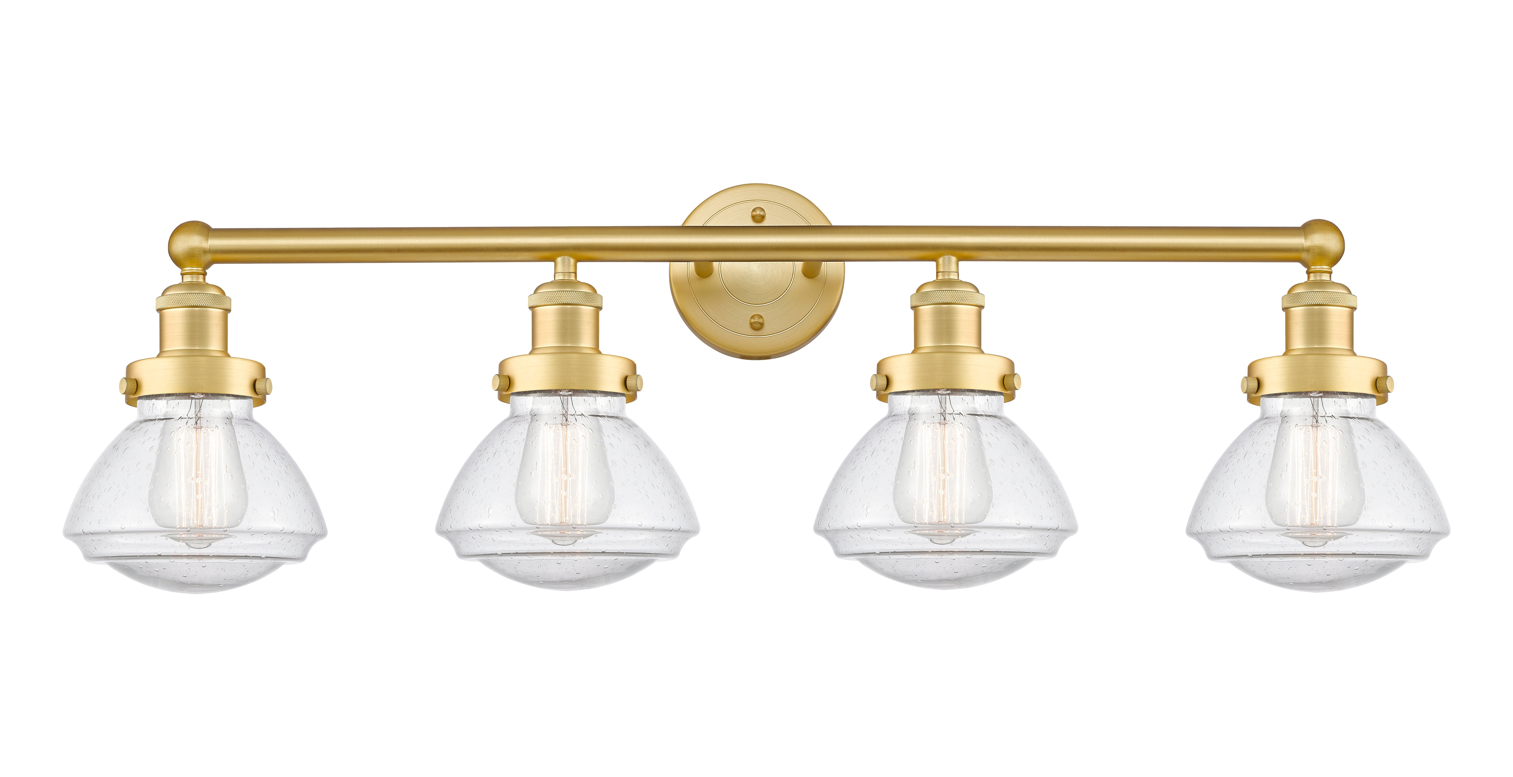 Edison Bath Vanity Light Cast Brass Steel
