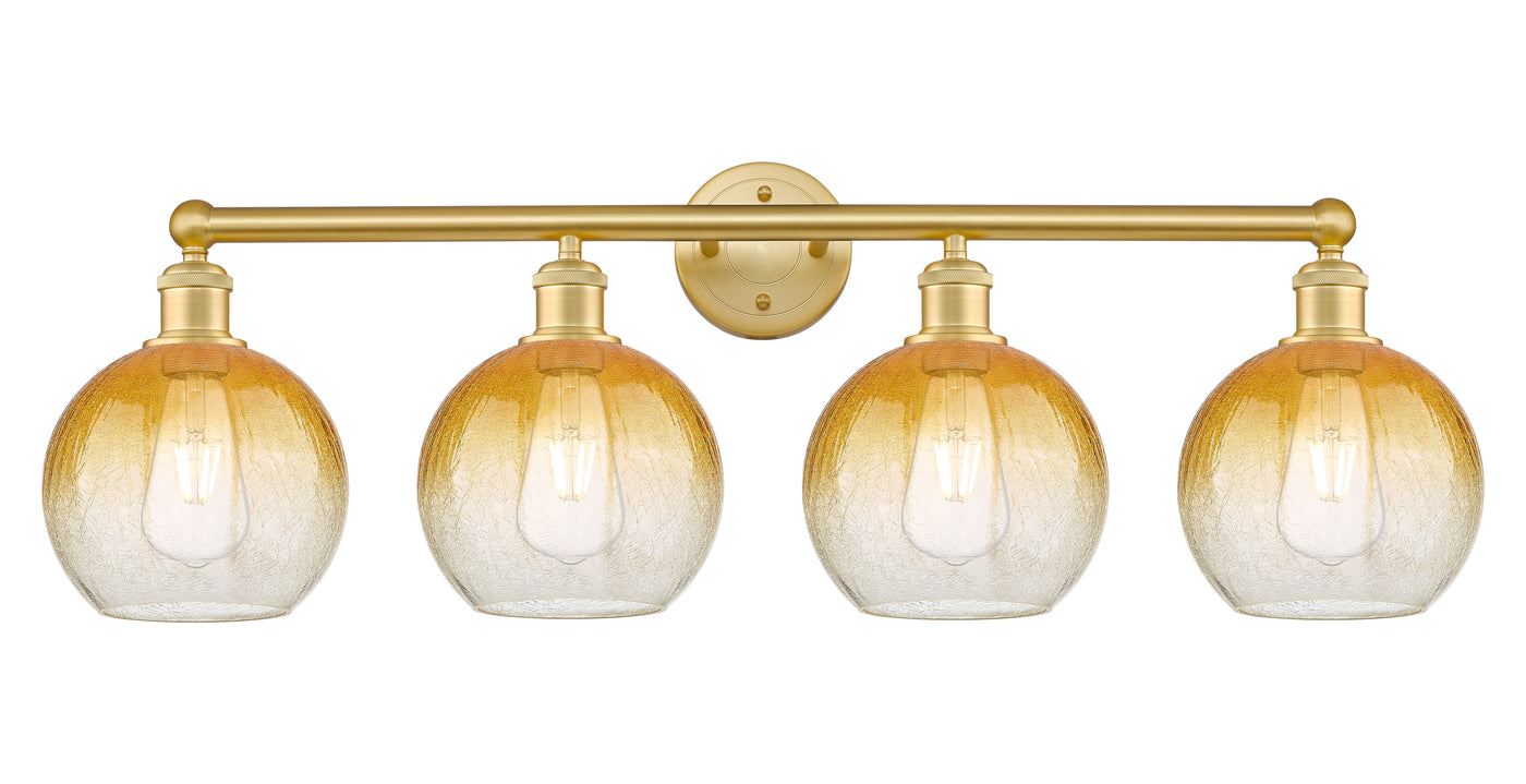 Edison Bath Vanity Light Cast Brass 33 Inch
