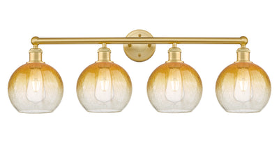 Edison Bath Vanity Light Cast Brass 33 Inch
