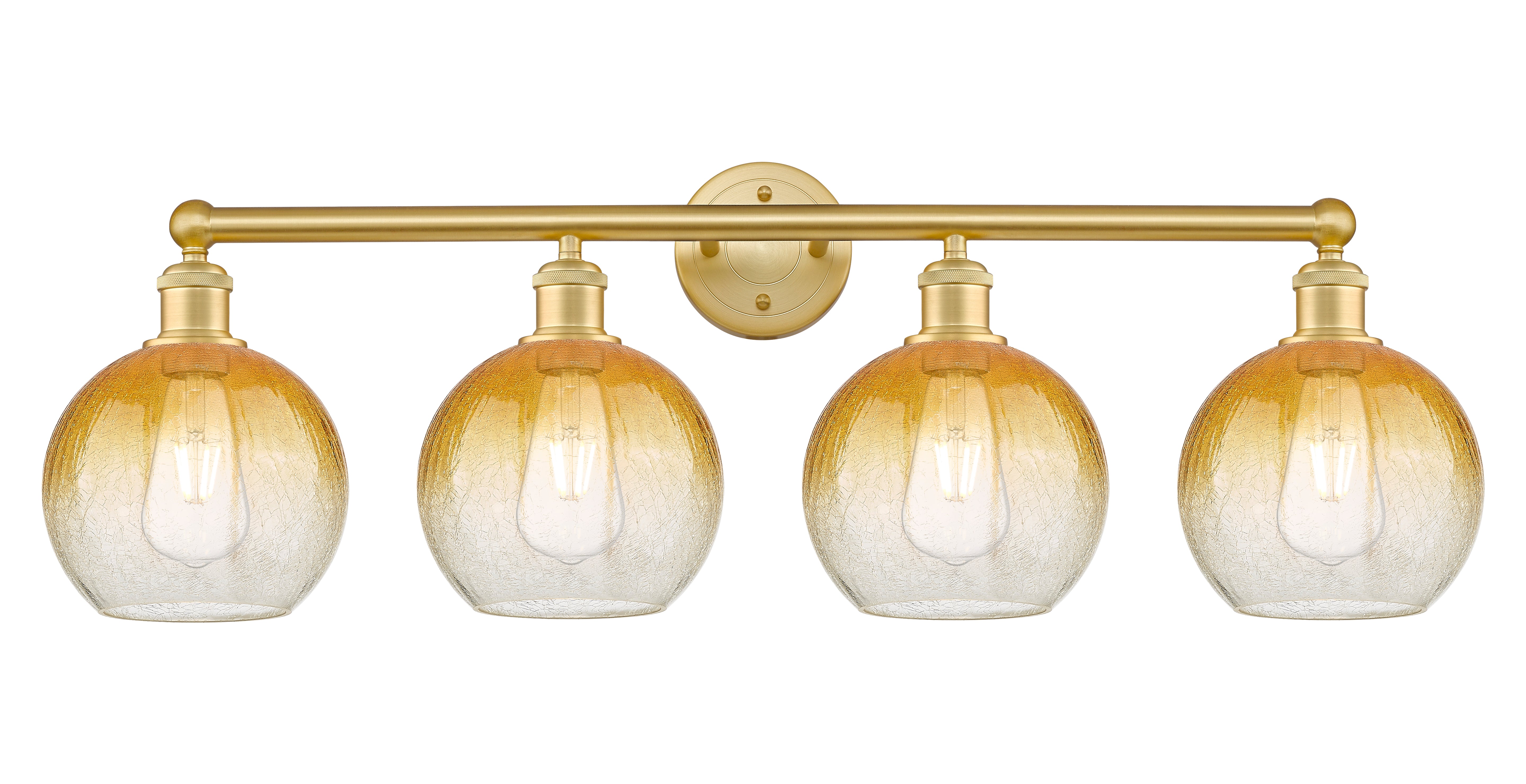 Edison Bath Vanity Light Cast Brass 33 Inch