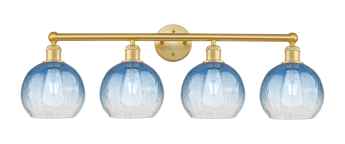 Edison Bath Vanity Light Cast Brass 33 Inch
