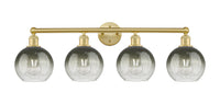 Edison Bath Vanity Light Cast Brass 33 Inch