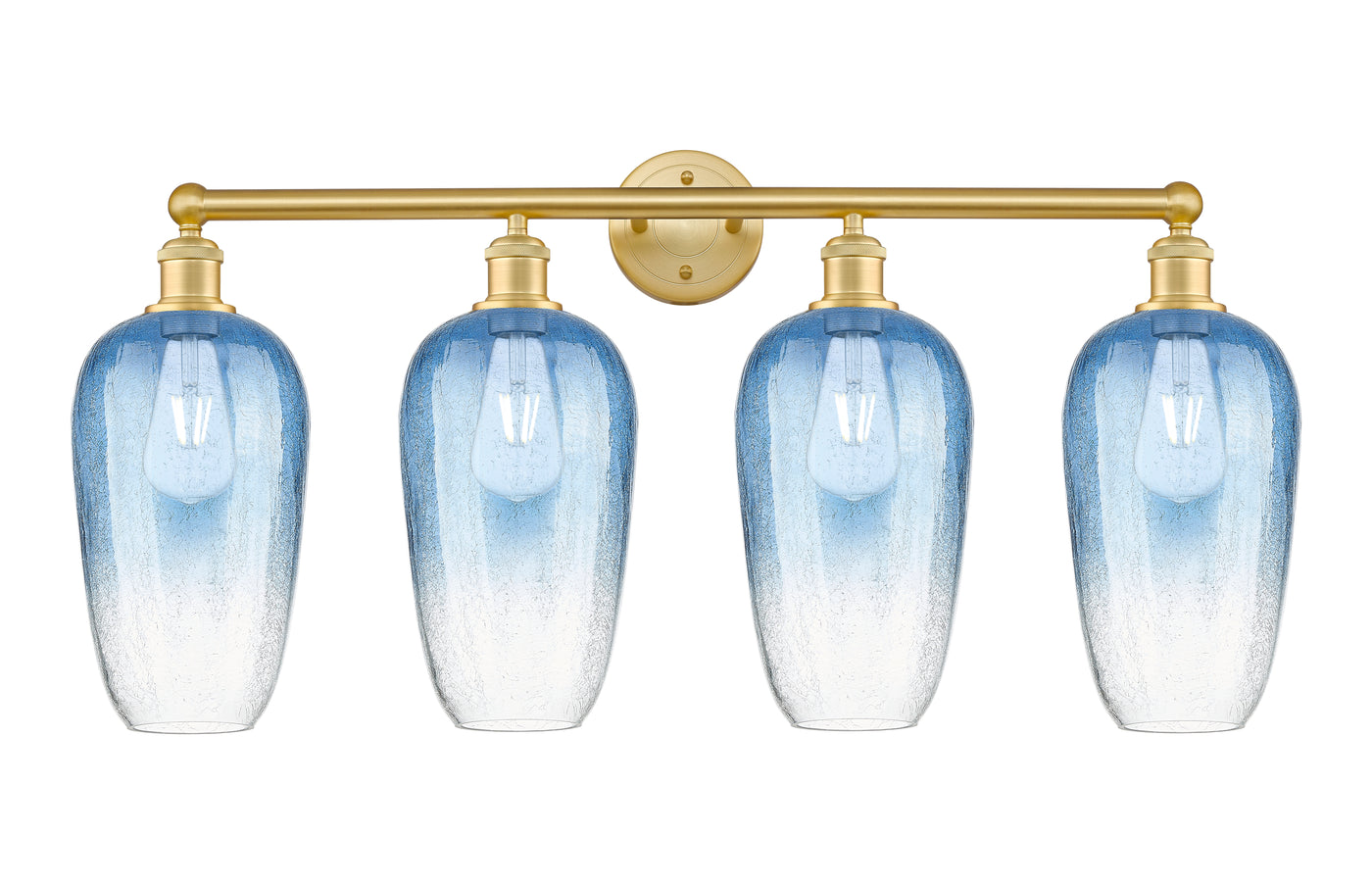 Edison Bath Vanity Light Cast Brass 34 Inch