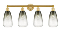 Edison Bath Vanity Light Cast Brass 34 Inch