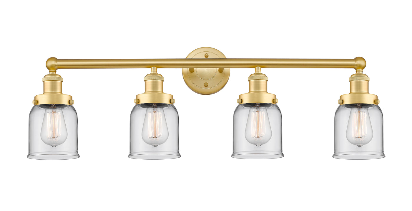 Edison Bath Vanity Light Brass 34 Inch