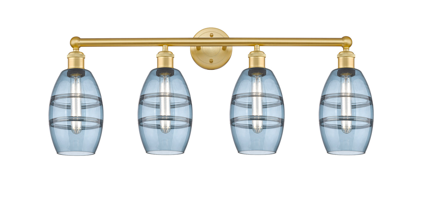 Edison Bath Vanity Light Cast Brass Glass