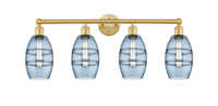 Edison Bath Vanity Light Cast Brass Glass