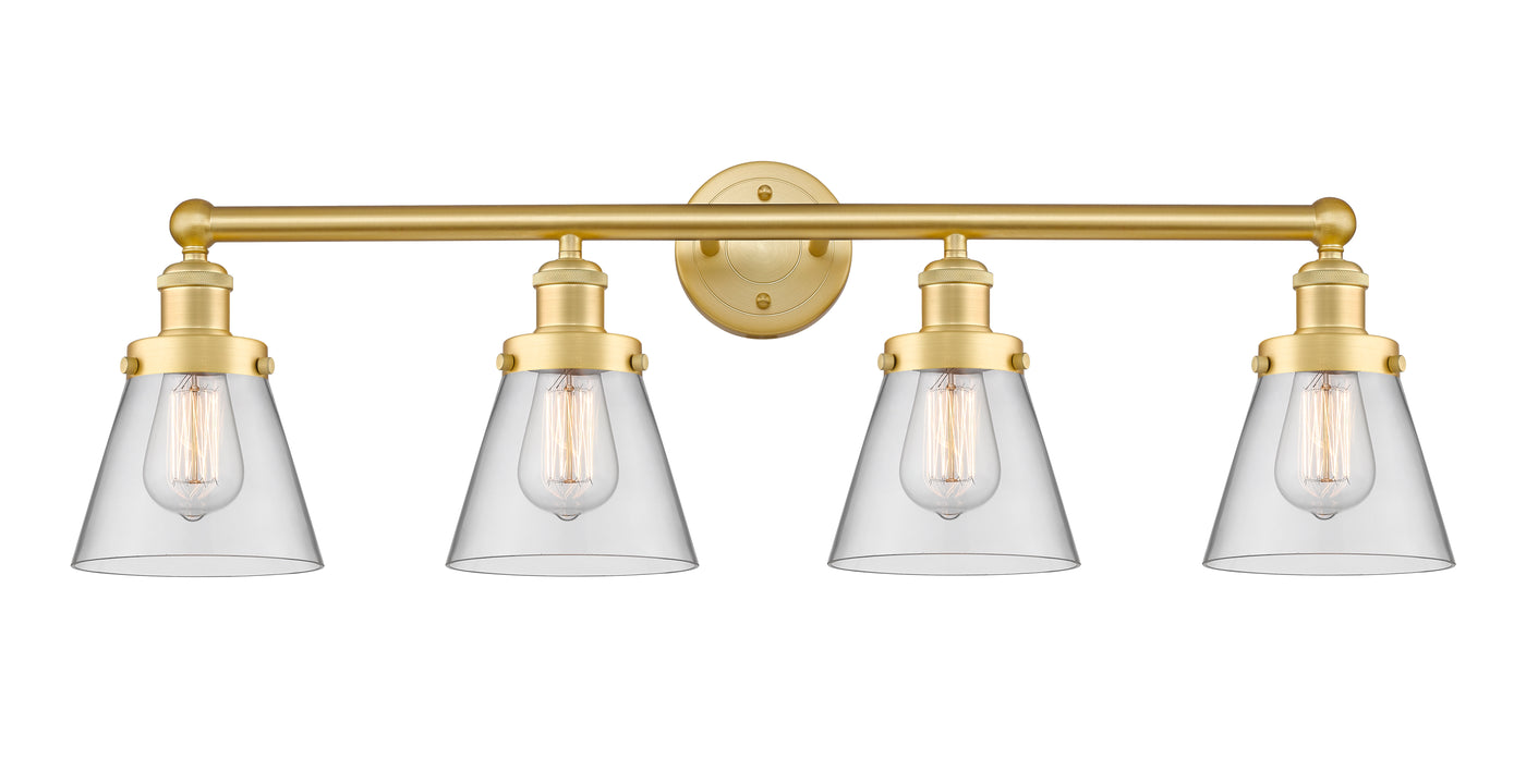 Edison Vanity Cast Brass Art Nouveau