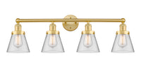 Edison Vanity Cast Brass Art Nouveau