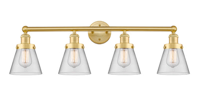 Edison Vanity Cast Brass Art Nouveau