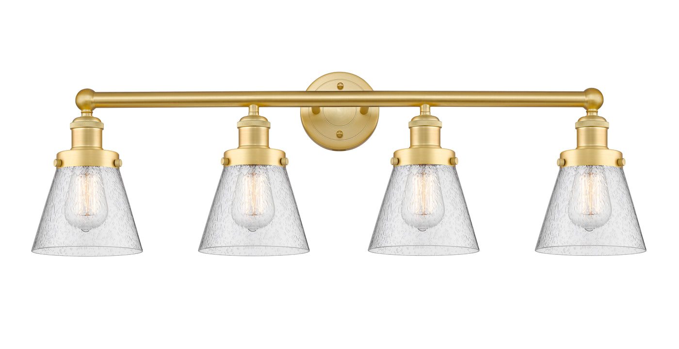 Edison Vanity Cast Brass Art Nouveau