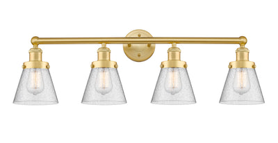 Edison Vanity Cast Brass Art Nouveau
